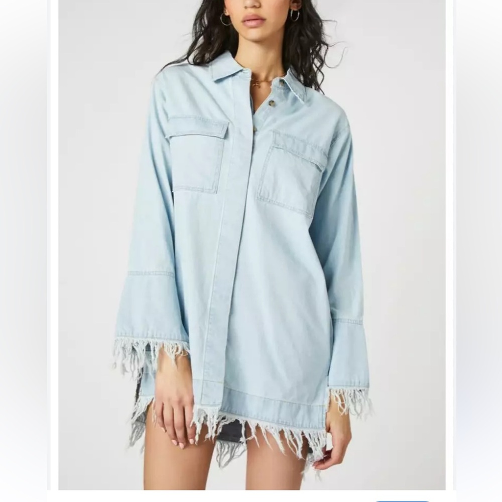 Forever 21 Denim Shirt Dress 🌼